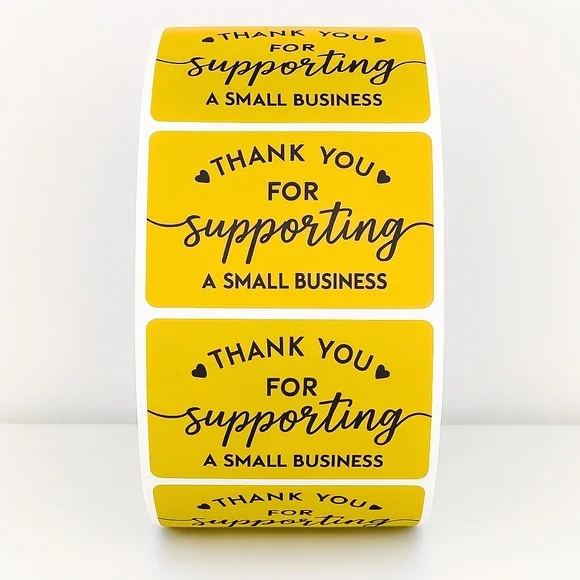 Customer Appreciation Stickers - Small Business Packaging Seals sticker label - Picture 11 of 11